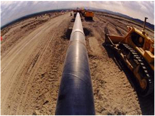 管道鋪設施工現(xiàn)場